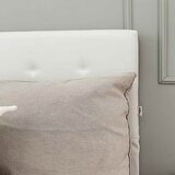  Hidraulični okvir za krevet od umjetne kože bijeli 180 x 200 cm | Eponuda.com