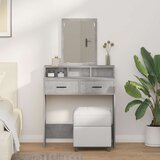  Toaletni stol Betonski sivi 79 x 41 x 140 cm Konstruirano drvo | shoptok.hr