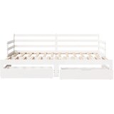  Dnevni krevet na razvlačenje s ladicama bez madraca 90x200 cm | shoptok.hr