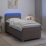  Boxspring krevet s madracem Sivosmeđa 100 x 200 cm Tkanina | shoptok.hr