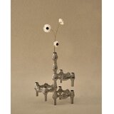 STOFF Nagel Kovinska vaza v mat srebrni barvi (višina 10 cm) Quist – | Shoptok.si
