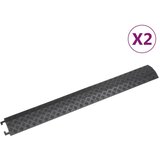  Rampe za zaštitu kabela 2 kom 98,5 cm crne | shoptok.hr