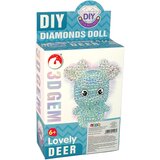 DIY Diamond Reindeer Crystals 3D Keyring Set Blue | shoptok.hr