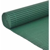 Dvostrana vrtna ograda PVC 90 x 500 cm zelena | Eponuda.com