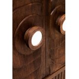 Premier Housewares Komoda od masivnog manga u tamnoj prirodnoj boji 40x75x116 cm Sangar – | shoptok.hr