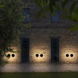 Ideal Lux - LED spoljašnja zidna lampa PUNTO LED/16W/230V CRI prečnik 30 cm IP54 crna | Eponuda.com