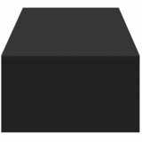  Stalak za monitor s ladicama crni 100 x 27 x 15 cm drveni | shoptok.hr