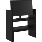  Stalak za monitor na stolu Podesiva Crni hrast 40 x 17 x 41 cm | shoptok.hr