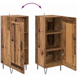 vidaXL Kreveta Staro drvo 34,5 x 34 x 90 cm Obrađeno drvo i čelik | shoptok.hr