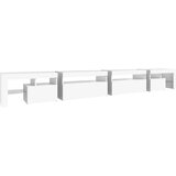 TV ormarić s LED svjetlima bijeli 290x36,5x40 cm | shoptok.hr