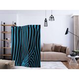  Paravan u 3 dijela - Zebra pattern (turquoise) [Room Dividers] 135x172 | shoptok.hr