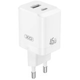 XO wall charger CE36 PD 45W 1x USB-C 1x USB white Cijene