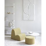 Wigiwama Zelen otroški tabure iz tkanine bouclé – | Shoptok.si