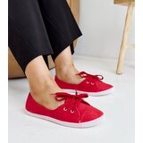 Gemre Red slip-on sneakers eco leather Knudsen | Shoptok.si