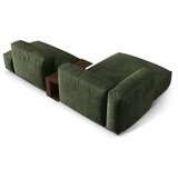 Micadoni Zelena kotna sedežna garnitura iz tkanine bouclé (levi kot) Martina – Home | Shoptok.si