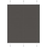 vidaXL Plisirana žaluzija črna 110x100 cm Širina tkanine 109,4 cm | Shoptok.si