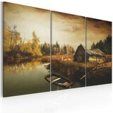 Slika - Idyllic village - triptych 120x80 Cijene