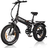 VARUN Zložljivo električno mestno kolo S20-1, 20" FatBike, baterija 48 V 13 Ah, črna, (5000255667) | Shoptok.si