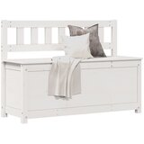 Klupa bijela 110 x 41 x 76,5 cm od masivne borovine | Eponuda.ba