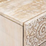  Ormar za krevet Bijelo 50 x 33 x 60 cm Čvrsto drvo manga | shoptok.hr