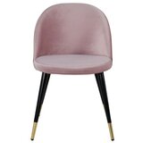 Venture Home Velvet blagovaonska stolica, puder roza, set od 2 Slike