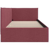 vidaXL Kutni okvir kreveta boja crnog vina 80 x 200 cm tkanina | shoptok.hr