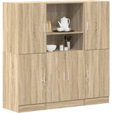  3-dijelni set kuhinjskih ormarića boja hrasta sonome drveni | shoptok.hr