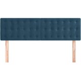  Uzglavlja tamnoplava 144x5x78/88 cm baršunasta | shoptok.hr