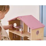 Viga PolarB velika drvena kućica za lutke na 2 kata s 16 komada namještaja | shoptok.hr