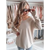 DStreet Sweter damski one size długi SOFTIL beżowy | Shoptok.si