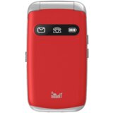 Mean IT Telefon mobilni, 2.8" ekran, Dual SIM, SOS tipka - SENIOR FLIP MAX Red | Eponuda.ba
