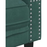  Chesterfield kauč fotelja tamnozeleni baršun | shoptok.hr