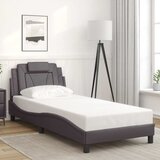  Okvir za krevet Viana bez madraca sivi 80 x 200 cm od umjetne kože | shoptok.hr