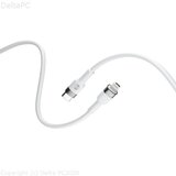 Forever Flexible cable USB-C - Lightning 2,0 m 20W white | Eponuda.ba