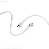 Flexible cable USB-C - Lightning 2,0 m 20W white