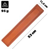 KADAX Stojalo za cvetlični lonček 60 cm pravokotni pladenj opečnato rdeča plastika, (5000353079) | Shoptok.si