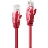 48040 RJ45 omrežni kabel\, Patch kabel CAT 6 U/UTP 30.00 m rdeča 1 kos, (20419960)