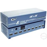 HDMI splitter CKL HD-9842 1-IN/8-OUT, Fully 4K resolution, Fully HDMI 1.4 adapter