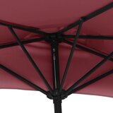 Balkonski suncobran bordo 270 x 144 x 222 cm polukružni | shoptok.hr