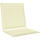  Blazine za sedež in hrbet 4 pcs Krem 47 x 45 x 2 cm Poliester, (5000232295) | Shoptok.si