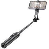 hoco. selfie stick s bežičnim daljinskim upravljačem i stativom K21 crni | shoptok.hr
