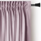 Restilo Svetlo rožnata žametna zavesa za delno zatemnitev 140x270 cm Pleat – | Shoptok.si