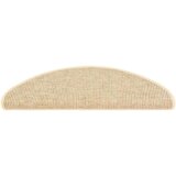  Samolepilne preproge za stopnice sisal 15 kosov 65x21x4 cm bež, (21061160) | Shoptok.si