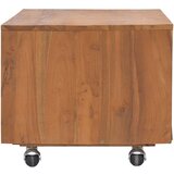 TV ormarić s kotačima 80 x 50 x 42 cm od masivne tikovine | Eponuda.com
