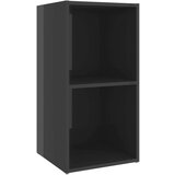 TV omarice 2 kosa visok sijaj sive 72x35x36,5 cm iverna plošča, (20733312) | Shoptok.si