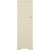 Furnova Plastična omara 40x43x125 cm lesen dizajn angora bela, (21955916) | Shoptok.si