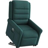  Naslonjač na podizanje od tkanine tamnozeleni | shoptok.hr