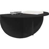  Polica na zidu 2 pcs Crna 48 x 24 x 24 cm Konstruirano drvo | shoptok.hr