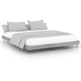 Maison Chic Posteljni okvir - Dvoposteljna postelja - Zakonska postelja siva sonoma 200x200 cm inženirski les-J5538, (21771059) | Shoptok.si