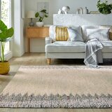 Flair Rugs Sivi/krem ručno rađen tepih od mješavine vune 120x170 cm Minerals Border – | shoptok.hr